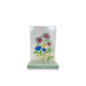 Base de flores | figuras de vidrio fundido