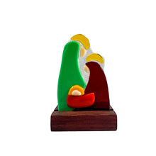 Cargar imagen en el visor de la galería, Sagrada familia mini, figura de vidrio artístico