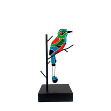 Upload image to gallery viewer, Torogoz Looking Backwards - Handmade Glass Art Figure of Bird