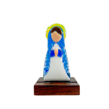 Cargar imagen en el visor de la galería, Virgencita portavela | figura de vidrio artístico