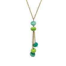 Upload image to gallery viewer, Molten glass necklace; Colored balls