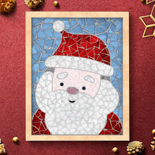 Upload image to gallery viewer, DIY glass mosaic handcraft kit | Christmas Santa Design