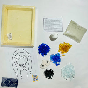 Crafts: Stop assembly kit - Virgencita Mosaic Table - Art 3