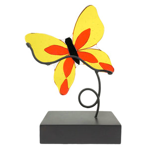 Mariposa, figura hecha a mano en vidrio artístico