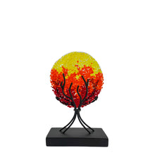 Upload image to gallery viewer, &quot;Exuberante&quot;, red, Abstract Molten Glass Tree Figurine 