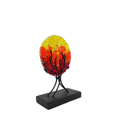 Upload image to gallery viewer, &quot;Exuberante&quot;, red, Abstract Molten Glass Tree Figurine 