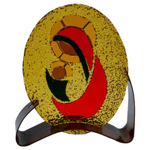 Cargar imagen en el visor de la galería, Virgen y Niño Jesus, vidrio fundido
