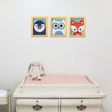 Upload image to gallery viewer, Decorative pictures - penguin, fox, owl - mosaic