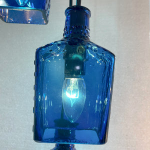 Lámparas de botellas recicladas - 2 diseños