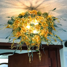 Upload image to gallery viewer, Blown glass chandelier
