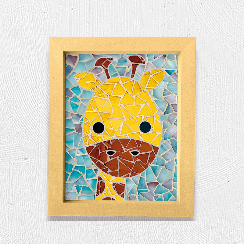 Jirafa - cuadro mosaico