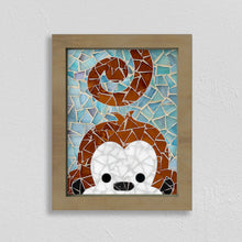 Cargar imagen en el visor de la galería, Manualidades: Kit para armar mosaico con vidrio, diseño de animales - Mono