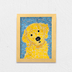 Golden Retriever - Cuadro mosaico