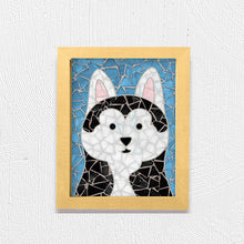 Cargar imagen en el visor de la galería, Husky - Cuadro mosaico