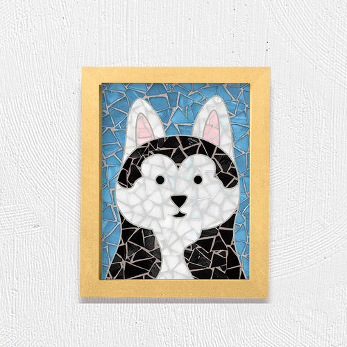Husky - Cuadro mosaico