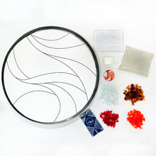 Cargar imagen en el visor de la galería, Manualidades: Kit para armar Lazy Susan con diseño en mosaico con vidrio - Arte 1