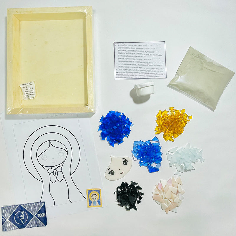 Crafts: Stop assembly kit - Virgin Mosaic Table - Art 1