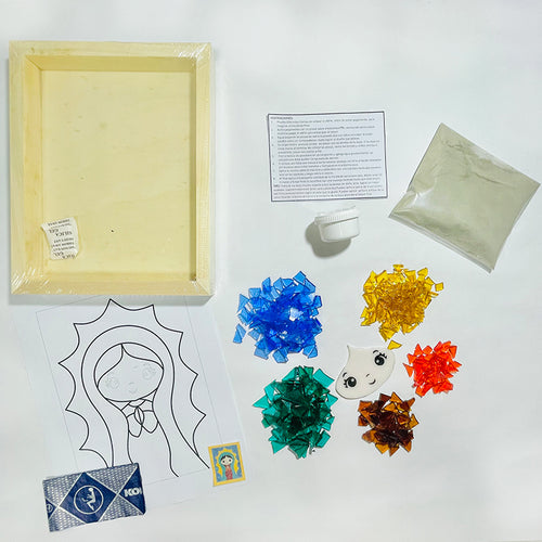 Crafts: Stop assembly kit - Virgencita Mosaic Table - Art 2